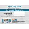 Gift voucher paratroc